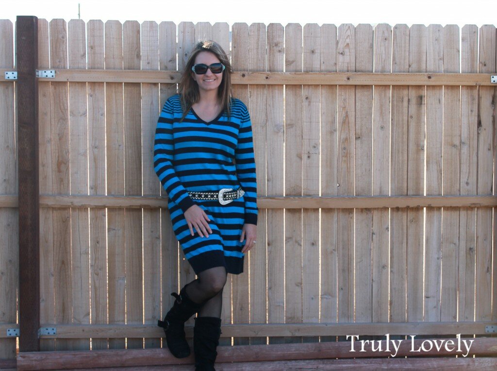 dresses from Old Navy sweater dress and riding boots