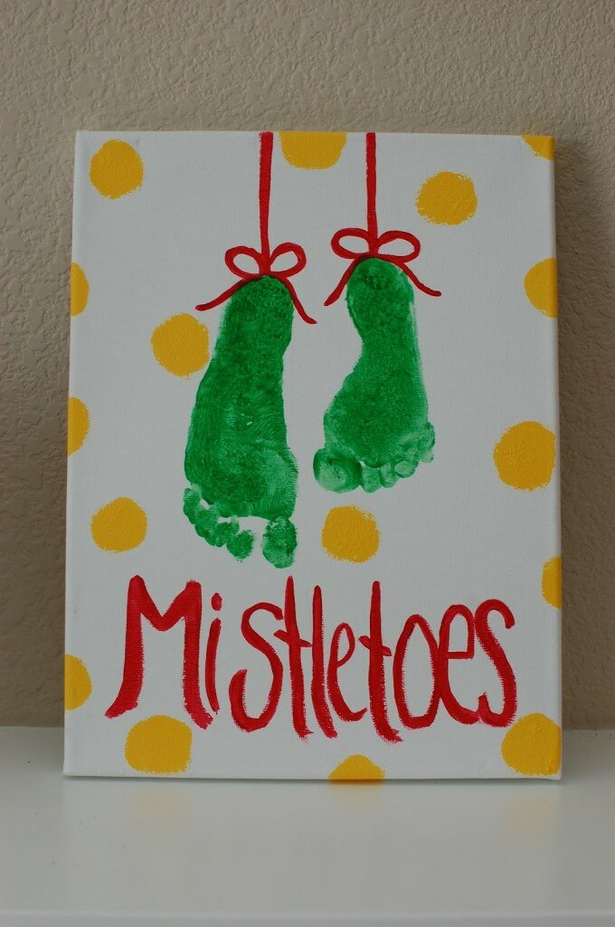 mistletoes kids art