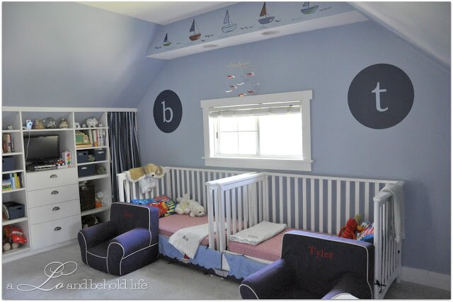 Twin Nursery twintoddlerroom
